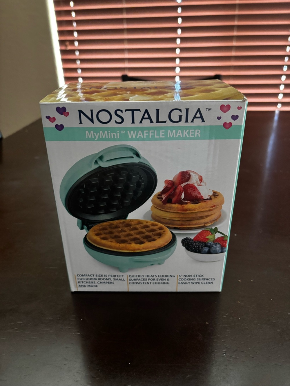 Nostalgia mini waffle maker